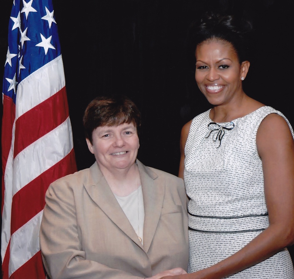 Beth and Michelle Obama